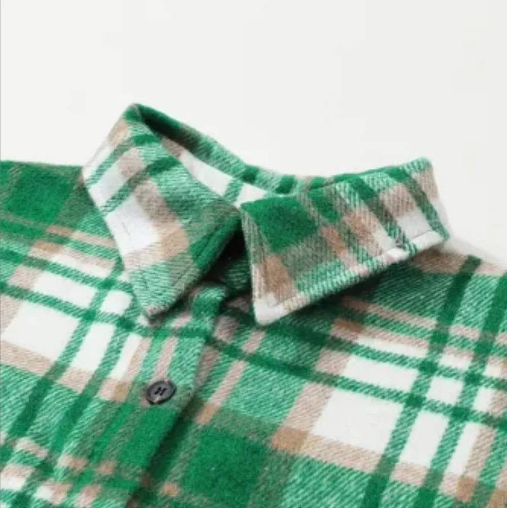 New Green Plaid shacket - Picture 10 of 17